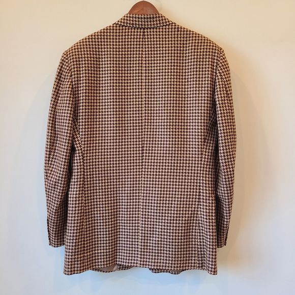 Hugo Boss Brown Houndstooth Blazer - Picture 4 of 10